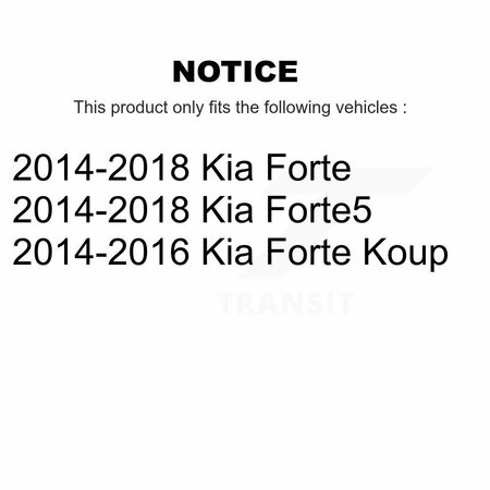Tor Front Suspension Control Arm Assembly And Tie Rod End Kit For Kia Forte Forte5 Koup KTR-103110